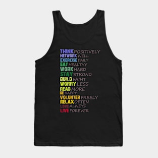 Stay Positive//Think Positively Tank Top